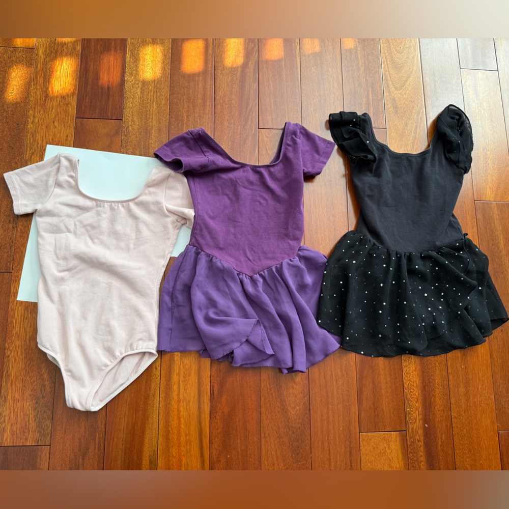Lot of 3: Girls Dance Leotards S 6/7